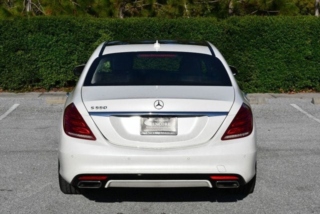 2015 Mercedes-Benz S 550 S 550 RWD 4 Door Sedan W/P1, Sport & Rear Seat Packages