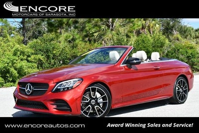2019 Mercedes-Benz C 300 Cabriolet W/Premium, AMG® Line and Parking Assist Packa C 300
