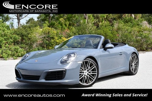 2017 Porsche 911 Carrera Cabriolet W/Premium Package and Navigation