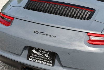 2017 Porsche 911 Carrera Cabriolet W/Premium Package and Navigation