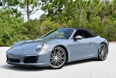 2017 Porsche 911 Carrera Cabriolet W/Premium Package and Navigation