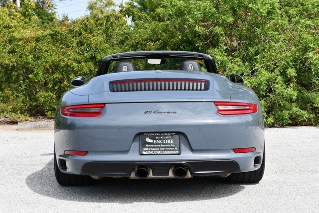 2017 Porsche 911 Carrera Cabriolet W/Premium Package and Navigation