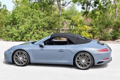 2017 Porsche 911 Carrera Cabriolet W/Premium Package and Navigation