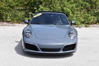 2017 Porsche 911 Carrera Cabriolet W/Premium Package and Navigation
