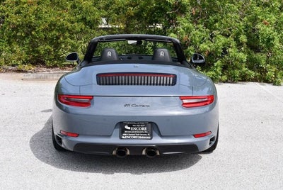 2017 Porsche 911 Carrera Cabriolet W/Premium Package and Navigation