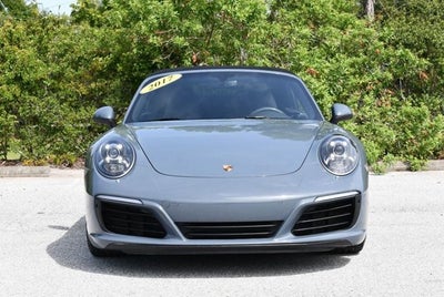 2017 Porsche 911 Carrera Cabriolet W/Premium Package and Navigation