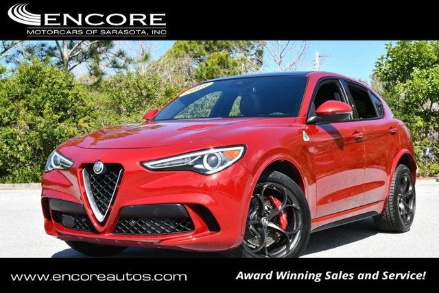 2018 Alfa Romeo Stelvio Quadrifoglio AWD SUV W/Driver Assist Dynamic Package and Navigation