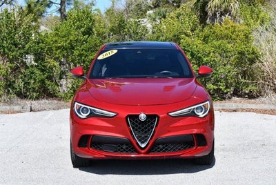 2018 Alfa Romeo Stelvio Quadrifoglio AWD SUV W/Driver Assist Dynamic Package and Navigation