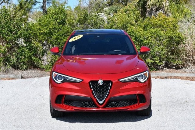 2018 Alfa Romeo Stelvio Quadrifoglio AWD SUV W/Driver Assist Dynamic Package and Navigation